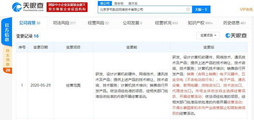 字節(jié)跳動(dòng)拓展業(yè)務(wù)版圖 新增家電與電子產(chǎn)品銷(xiāo)售等經(jīng)營(yíng)范圍